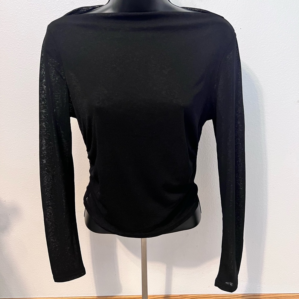 Boat Neck Sheer Top